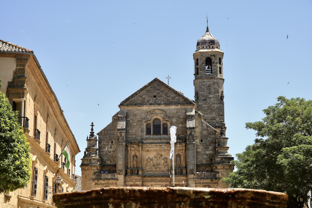 De historische kerk in Ubeda